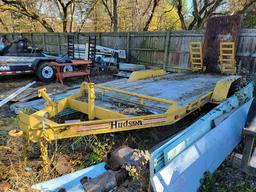 1997 Hudson HSE16 16' 4-ton Dovetail Dual Axle Flatbed Utility Trailer