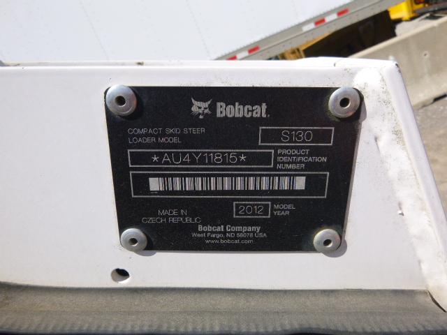 12 Bobcat S130 Skid Loader (QEA 5801)