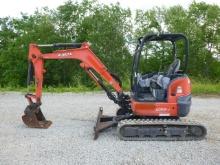 16 Kubota U35-4R1 Excavator (QEA 9185)