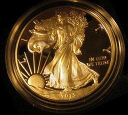 2015 W Proof Silver American Eagle One Ounce Silver Coin in orginal U.S. Mint issued box, no literat