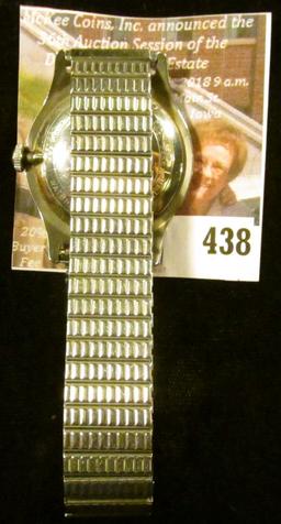 Vintage Bulova wristwatch, winds, runs, keeps time. Case # C058258.
