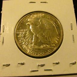 993 . 1942 Walking Liberty Half Dollar, BU MS63+, value $60+