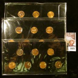 1685 . (3) Sets Of All 7 Varieties Of 1982 Memorial Cents