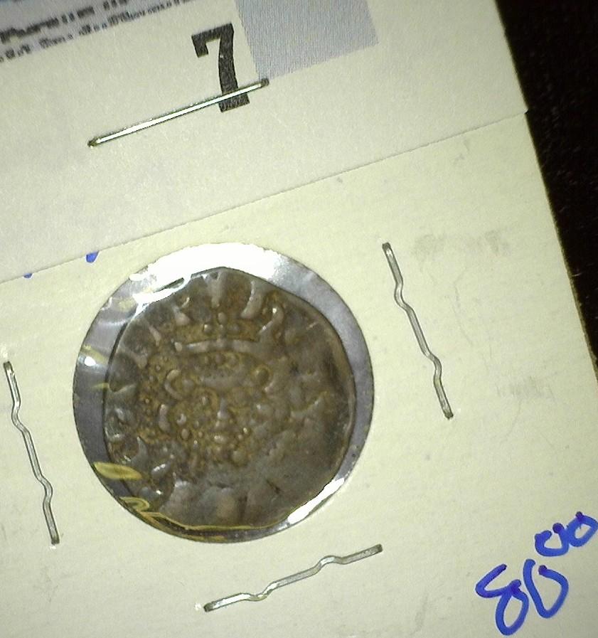 England King Edward The First Silver Penny Minted From 1279-1307