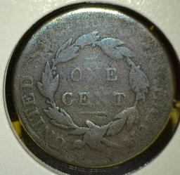 1817 U.S. Large Cent, Good but Dark; & (3) 1818 U.S. Large Cents, Fair-AG, AG, & G-VG.