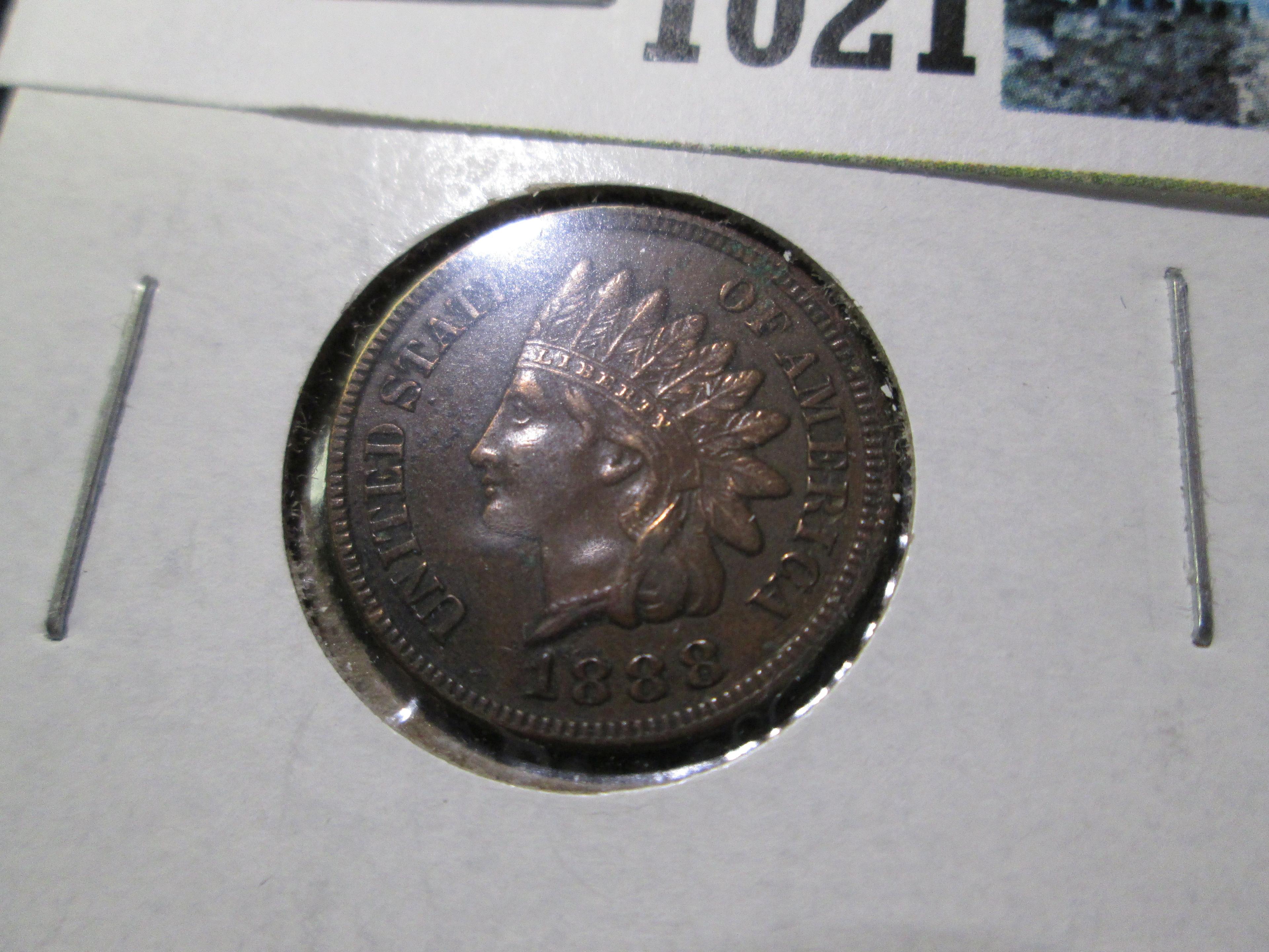 1881 & 1888 Indian Head Cents