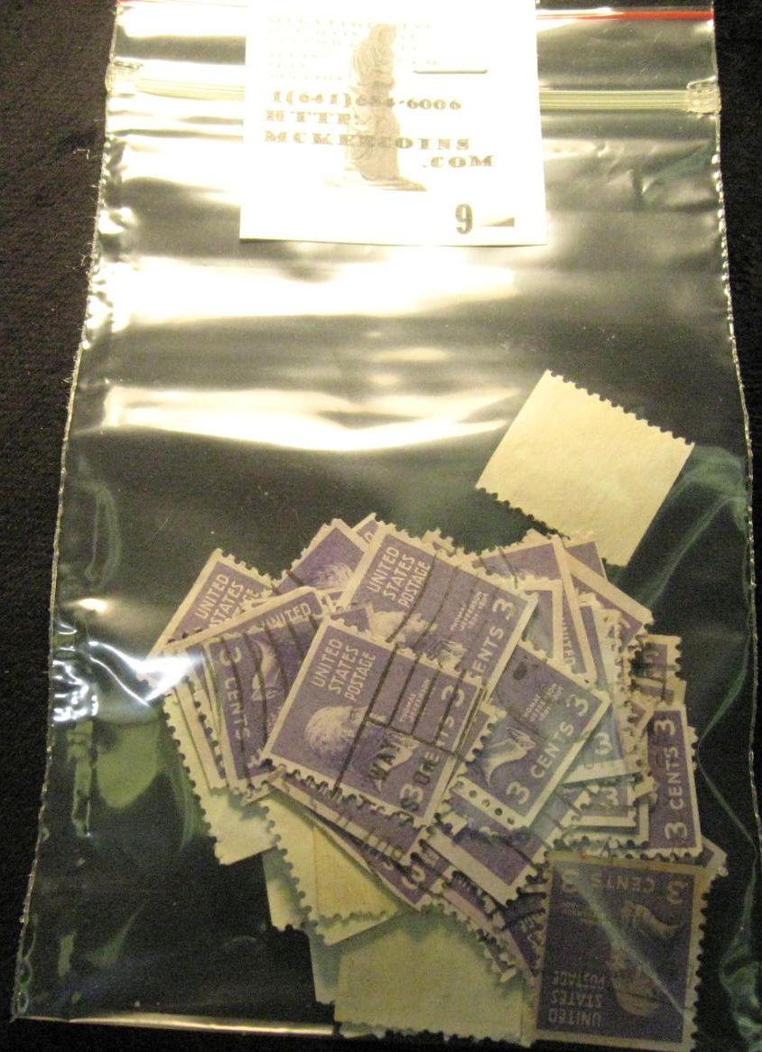 (100) Scott #842 Coil Stamps.