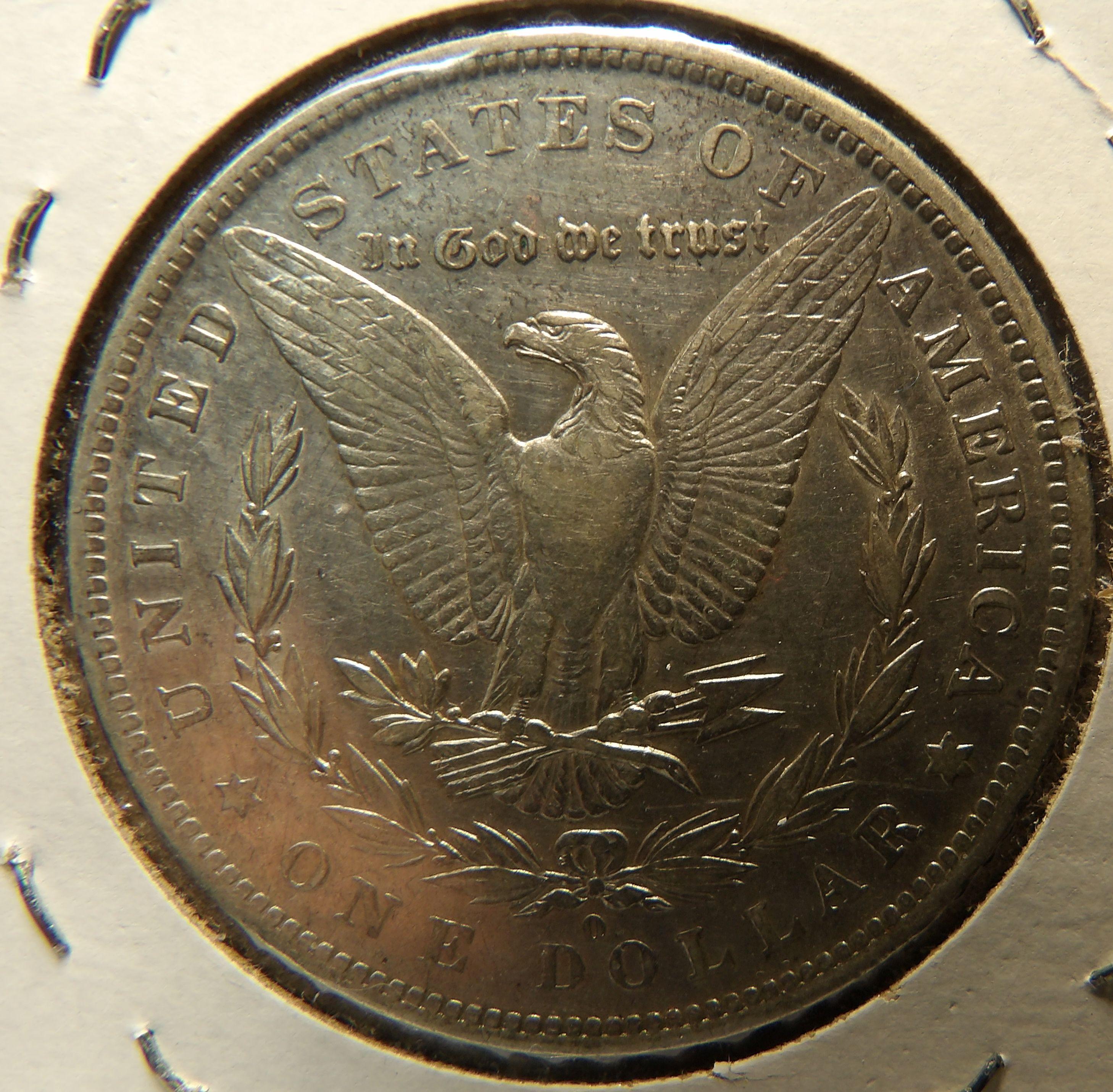 1883 O Morgan Dollar - some obverse toning