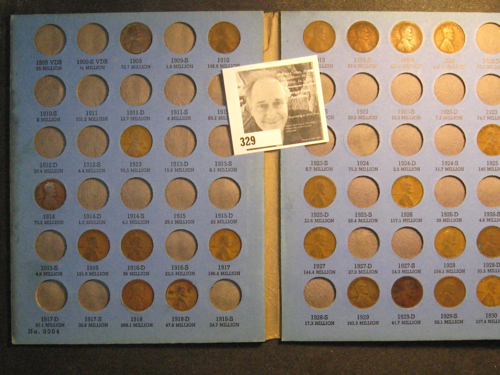 (3) Partial Sets Lincoln Sents 1909-1940, (1) 1941-1970 & (1) 1959-1992 (251) Coins in Whitman Coin