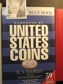 Counterfeit Detection Book, 2002 â€œUnited States Coins' Blue Book & 1963 16thEdition of the â€œRed