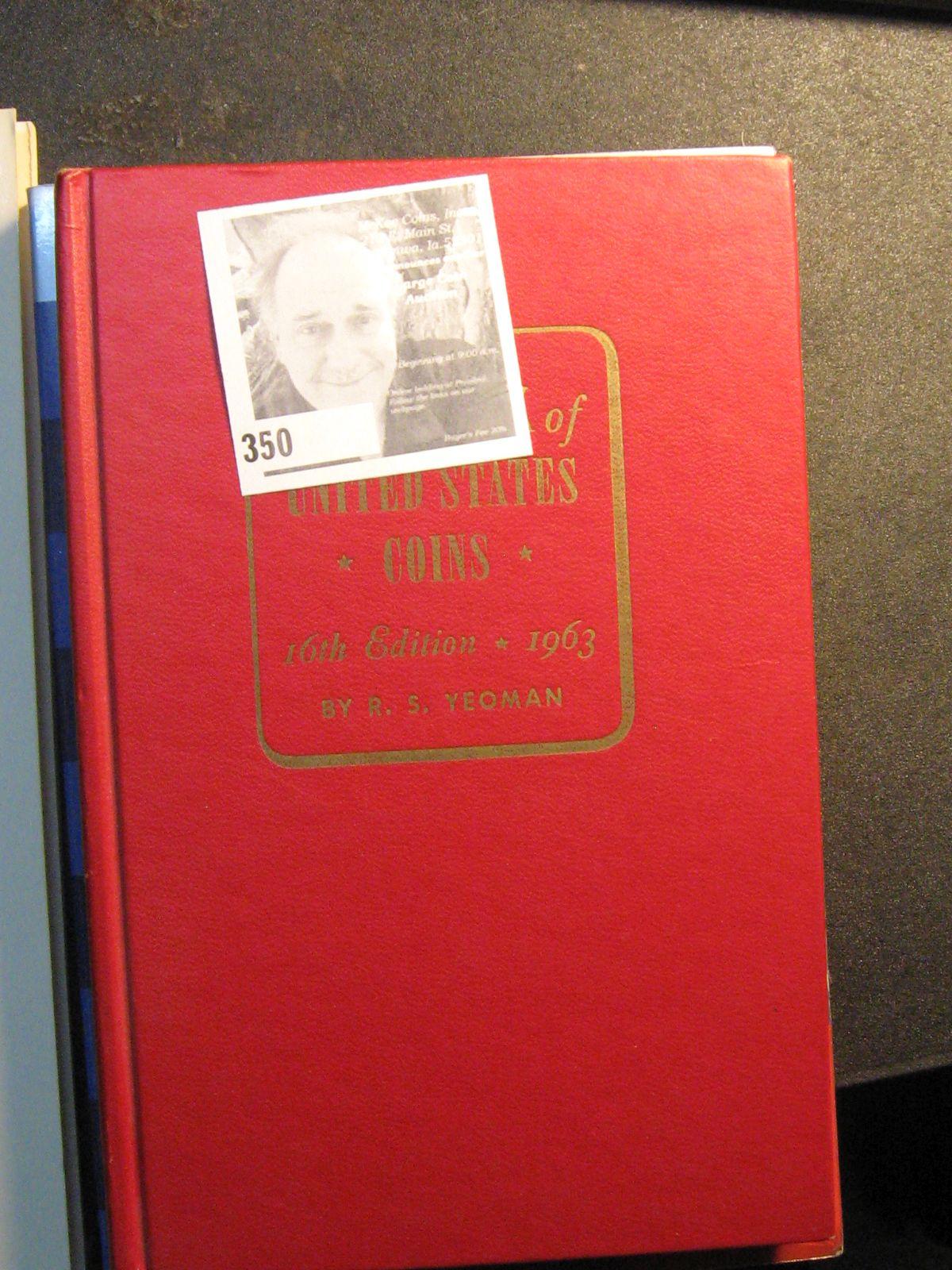 Counterfeit Detection Book, 2002 â€œUnited States Coins' Blue Book & 1963 16thEdition of the â€œRed