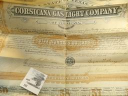 United States of America State of Texas County of Navarro The Corsicana Gas Light Co. of Corsicana,