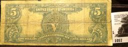 Series 1899 $5 "Un Papa" (Indian Chief Note) Silver Certificate, signed Speelman & White, Ex. Iowa S