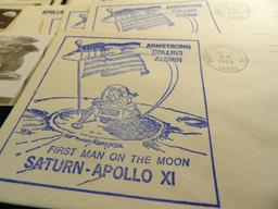 (20)  Stamped and Postmarked Apollo 11 Manned Lunar Landing U.S. Navy Recovery Atlantic 1969 covers.