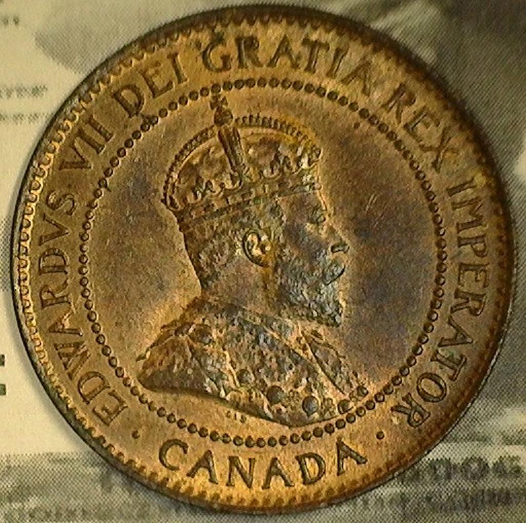 1904 Edward VII Canada Large Cent, Very Choice BU.