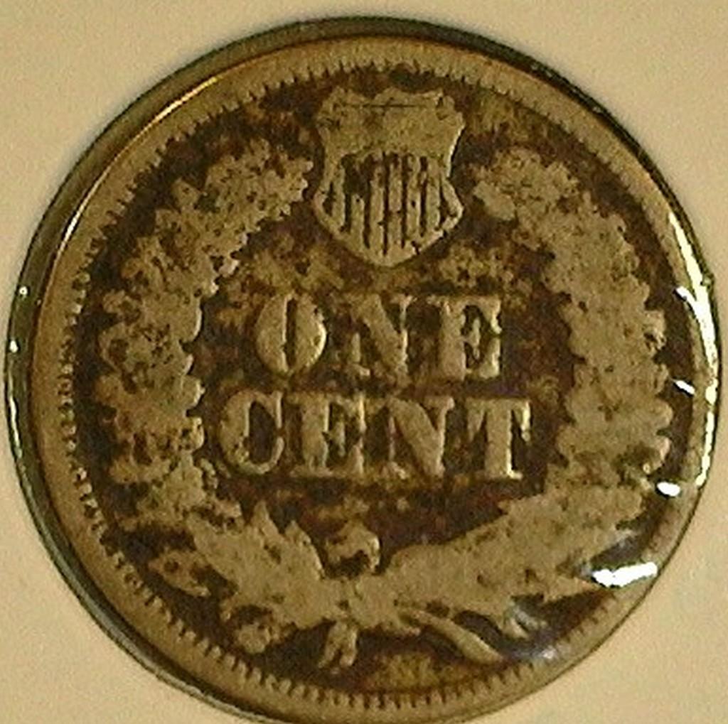 1862 U.S. Indian Head Cent, Good.