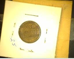1909 P VDB Fine & 1923 S G Lincoln Cents.