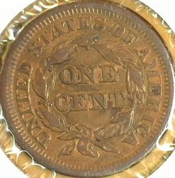 1853 U.S. Large Cent. Extra Fine.