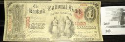 June 15th, 1872 First Charter National Banknote The Keokuk National Bank State of Iowa, Charter No.