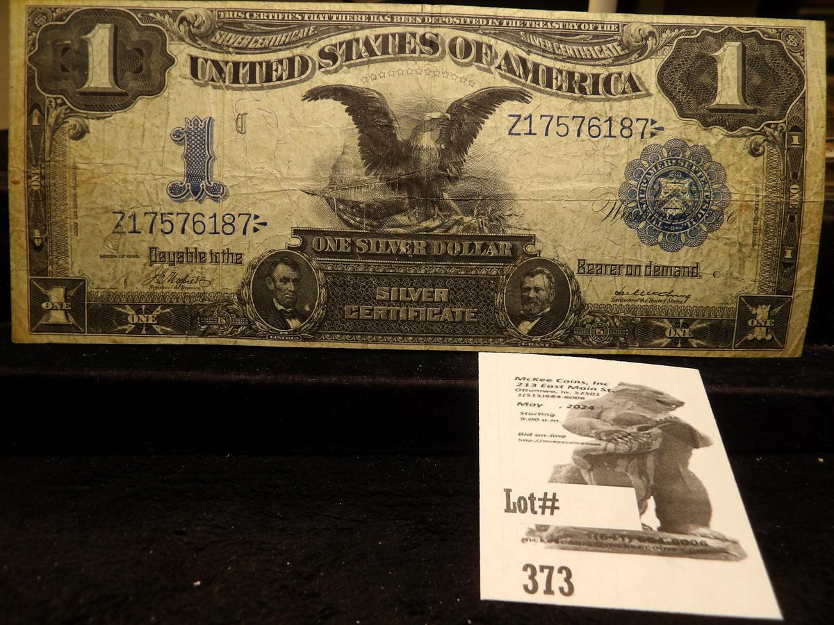 Series 1899 $1 "Black Eagle" Silver Certificate, signed Napier & Mc Clung.