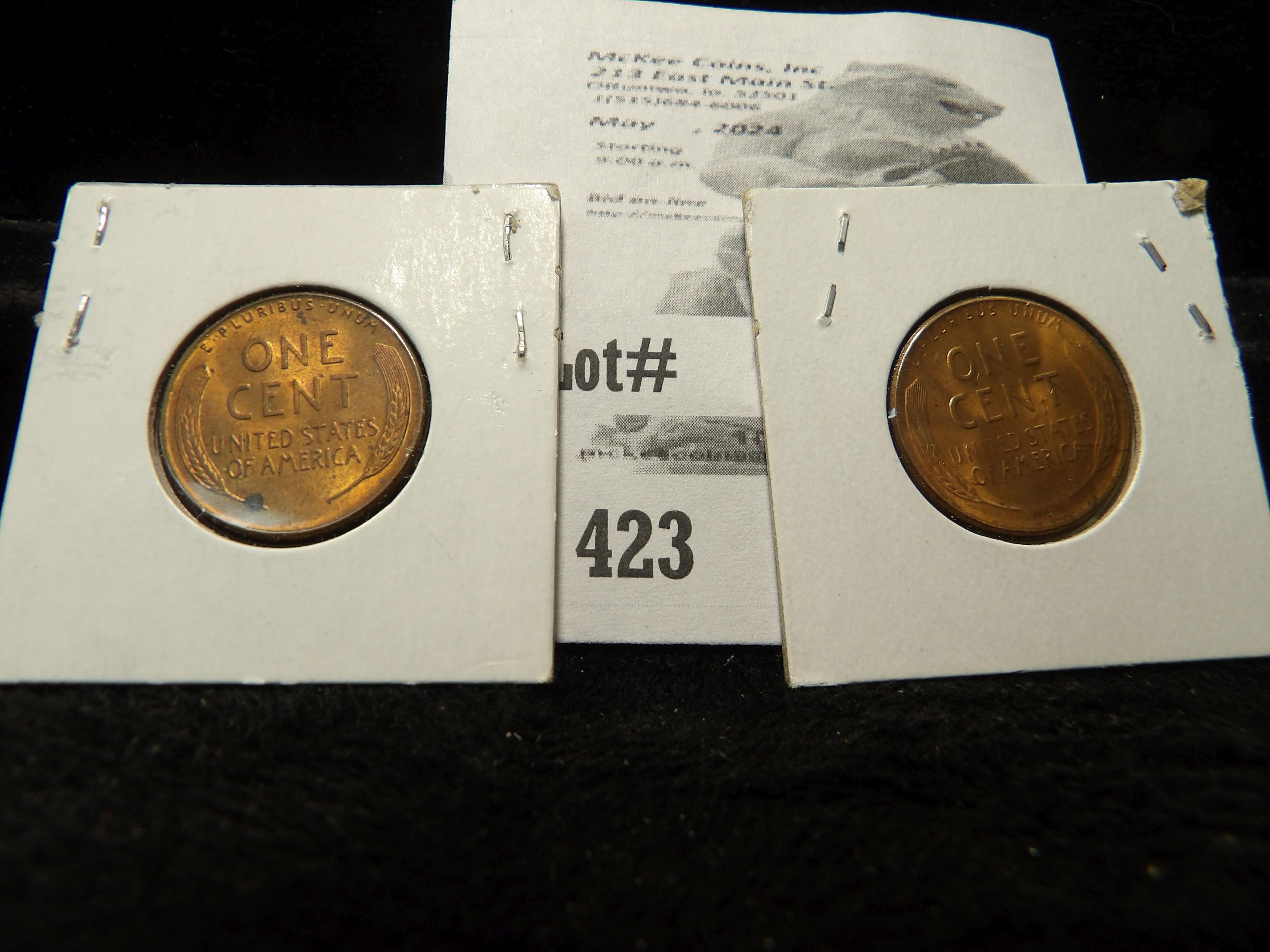 1949 & 49D Lincoln Cents. BU.