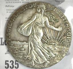 1914 German Rooster 39mm Medal.