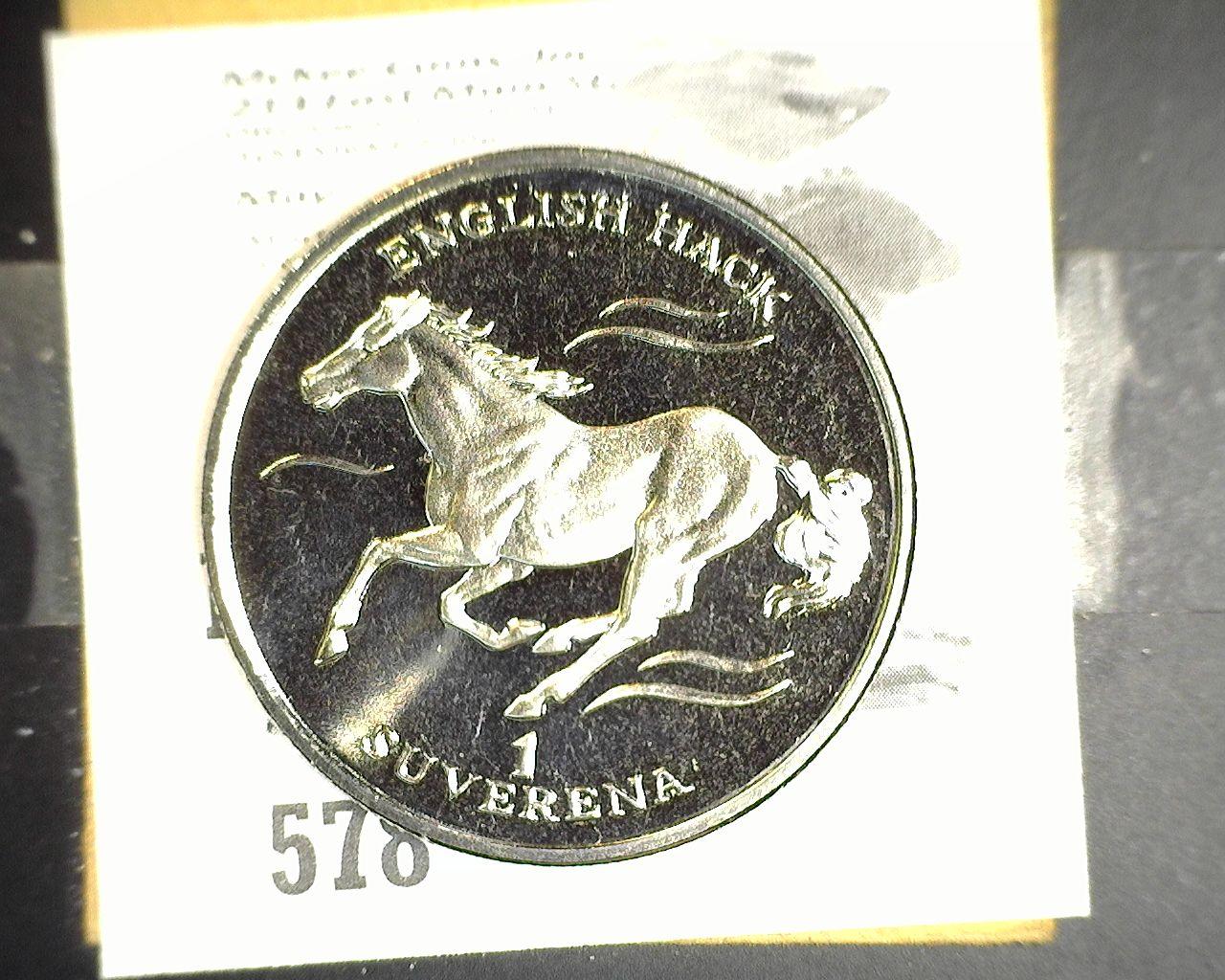 1995 Republik of Bosnia & Hercegovina 1-Suverena BU Proof Like.