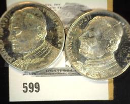 (2) Vatican Silver Coins, (2) Mexican Silver Peso's, Gene Washington & Dwight Clark Sam Francisco 49