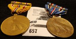 Asiatic Campaign and American Campaign Service Medals.