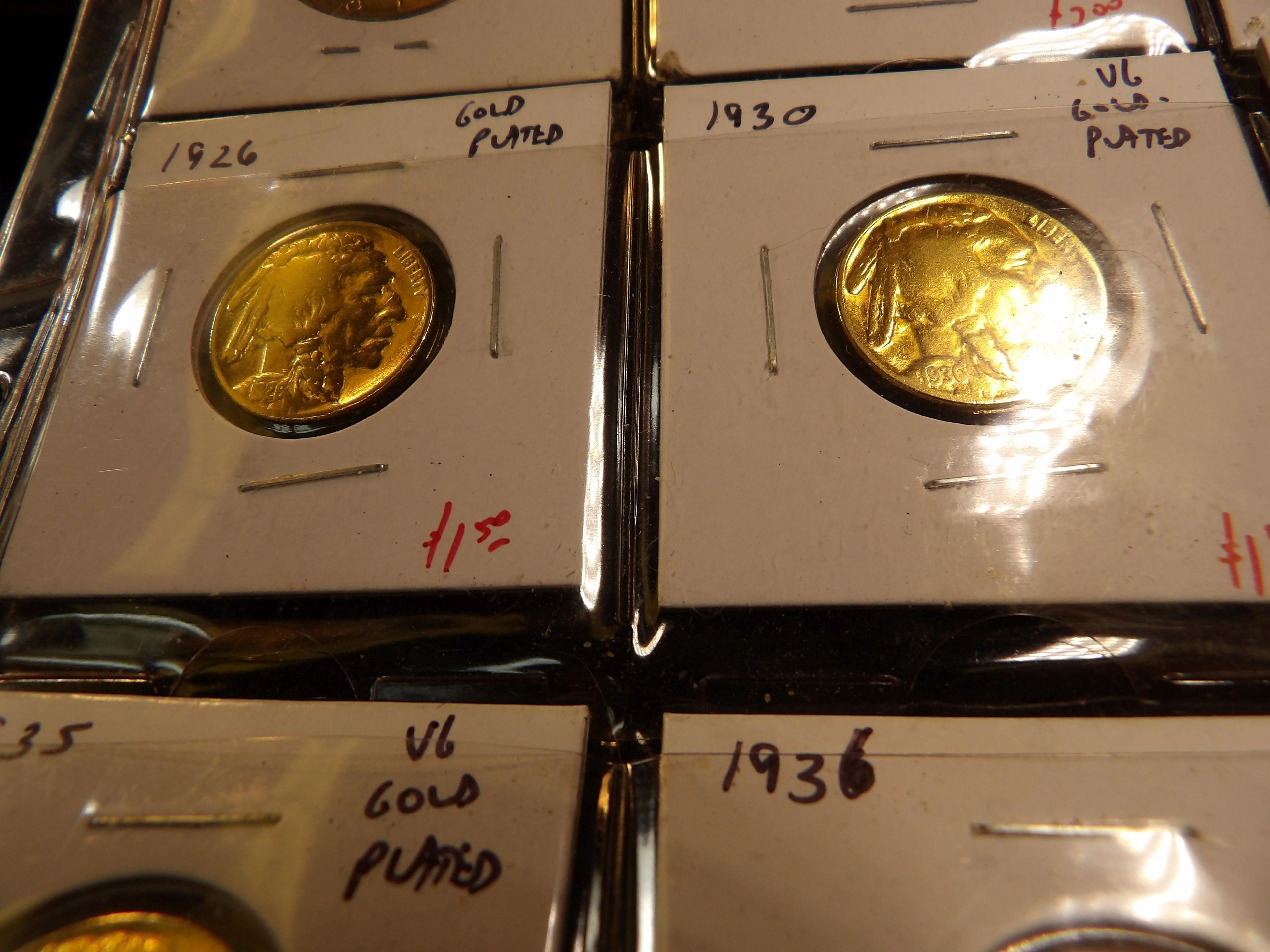 Collector Page with 20 colorized/gold-plated novelty coins.