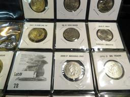 (14) Various U.S. Quarters with minor Mint errors. Stored in a plastic page.