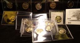 1979 S Type II Proof Jefferson Nickel; (3) 1970 S Proof Jefferson Nickels; & 1974-78, & 1980-87S Pro