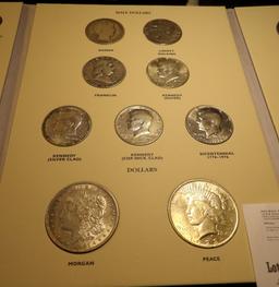 Twentieth Century Type Set with great looking coins in a Littleton Archival Album.