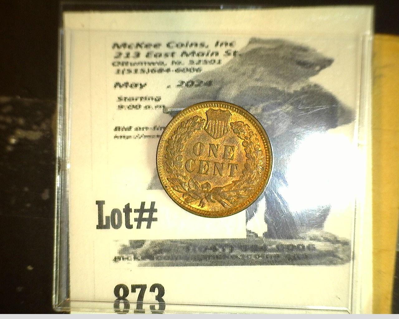 1908 Superb Red & Brown Uncirculated Indian Head Cent.