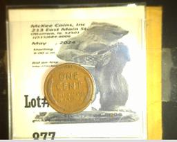 1917 P Double-Die Lincoln Cent.
