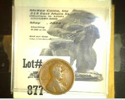 1917 P Double-Die Lincoln Cent.