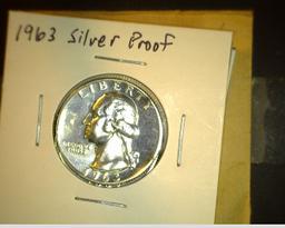 Six Proof 90% Silver Quarters: 1958 P, 62 P, 63 P, 92 S PF68, 93 S PF68, & 94 S PF67.
