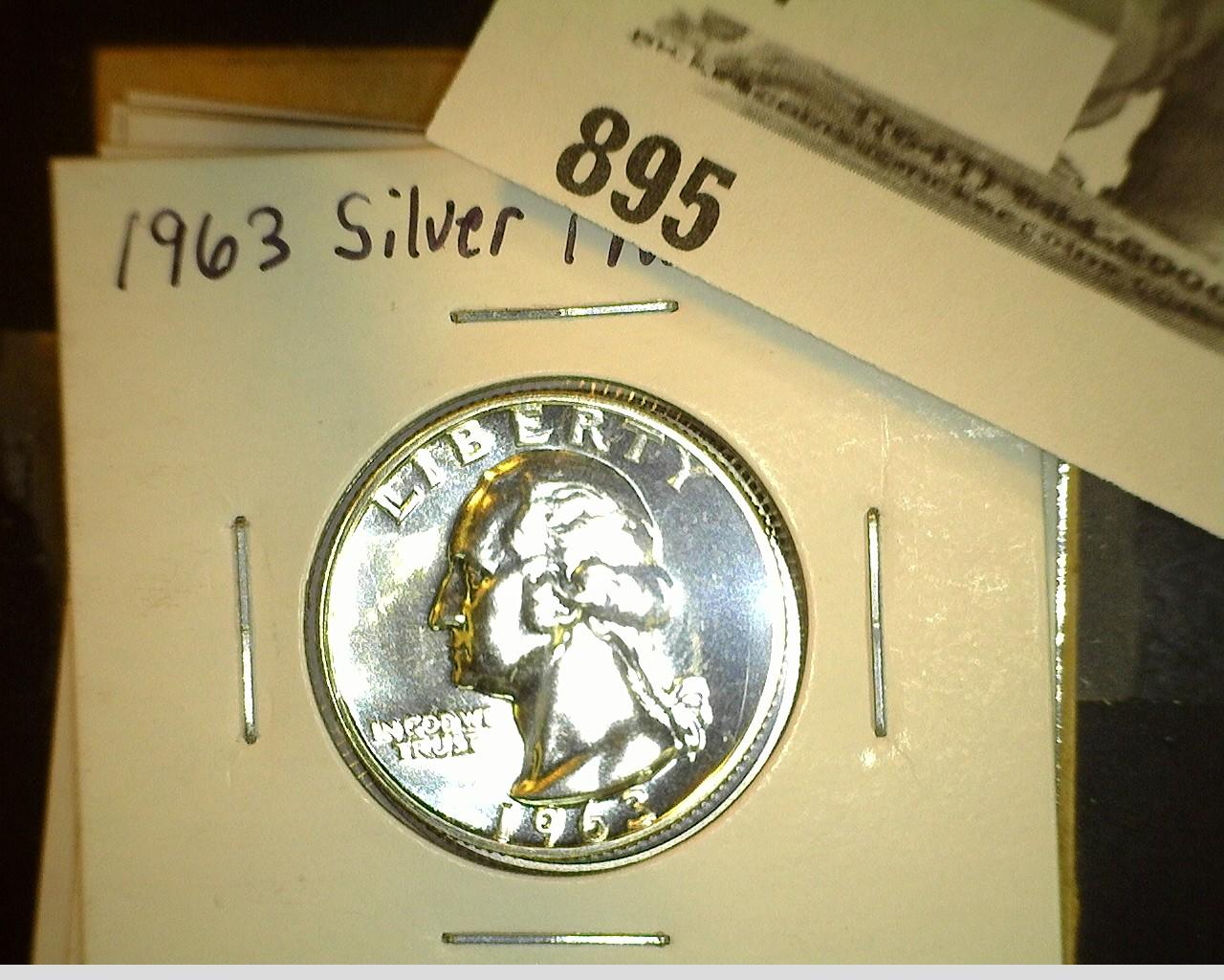 Six Proof 90% Silver Quarters: 1963 P, 95 S, 96 S, 97 S, 98 S, & 2003 S Alabama.