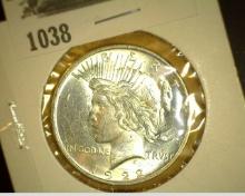 1922 P U.S. Peace Silver Dollar. BU.