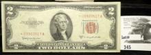 Series 1953C $2 U.S. Note, Red Seal, Scarce Star Replacement note. High Grade