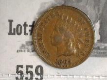 1865 Indian Head Cent VG.