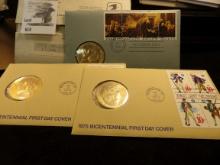 (3) Bicentennial First Day Covers and Medals in Box of Issue.