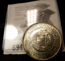 1952 Silver Washington/Carver Commemorative Half Dollar. Uncirculated.