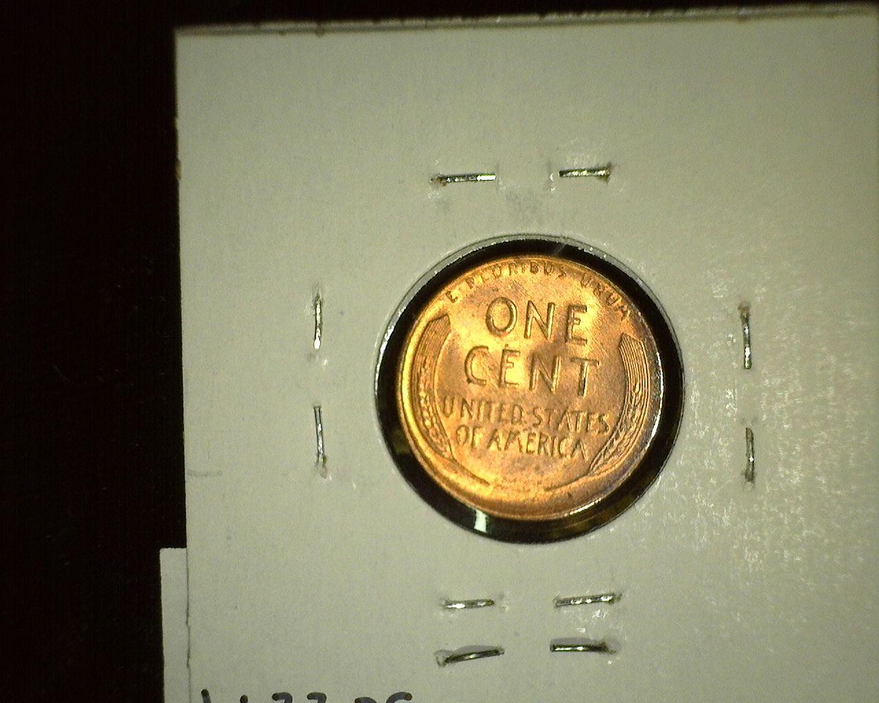 1953-D Lincoln Cent, Red Uncirculated.