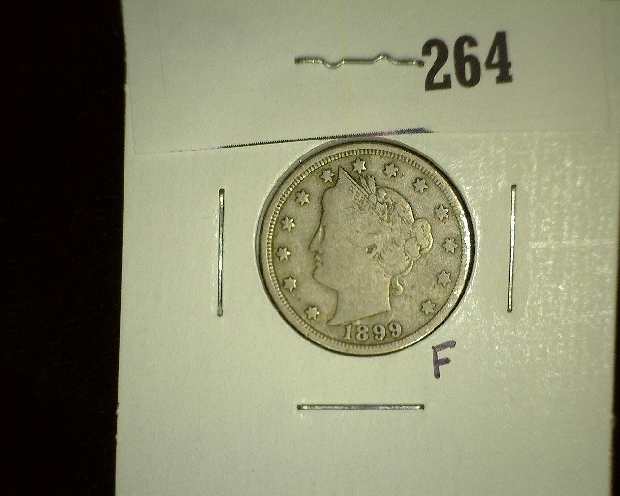 1899 Liberty Nickel, Fine.