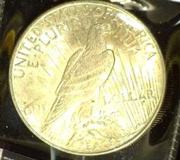 1922Â P Peace Silver Dollar