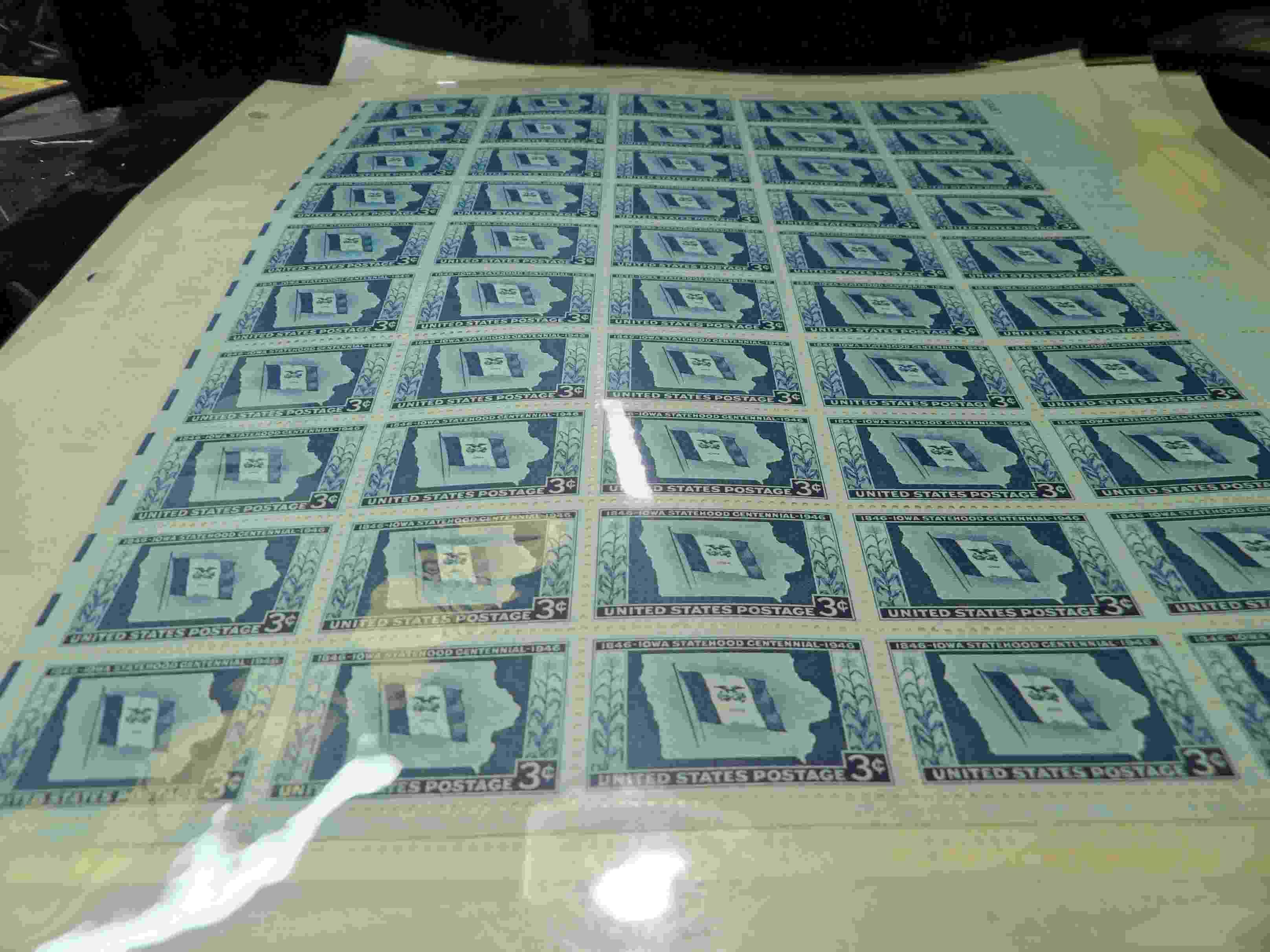 (10) Mint Sheets of U.S. Stamps. Total face value approximately $15.00.