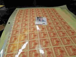 (10) Mint Sheets of U.S. Stamps. Total face value approximately $15.00.