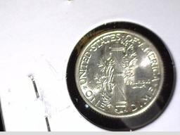 1937 P Mercury Dime, Brilliant Uncirculated. Split Bands.