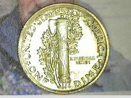 1923 P Mercury Dime, Brilliant Uncirculated. FSB.